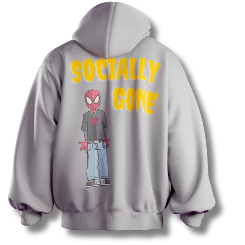 Socially Gone(Full Sleeve Hoodie)