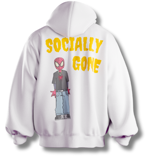 Socially Gone(Full Sleeve Hoodie)